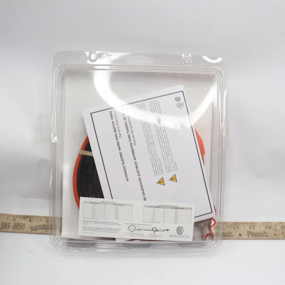 Frost King Electric Water Pipe Heat Cable 120VAC -40 Degrees F 15ft - 19ft HC18 - Image 3 of 4