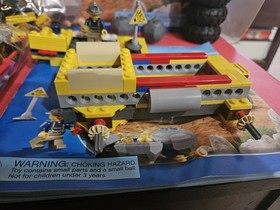 Partially Built Lego 4202 City Mining Truck Open Box.  