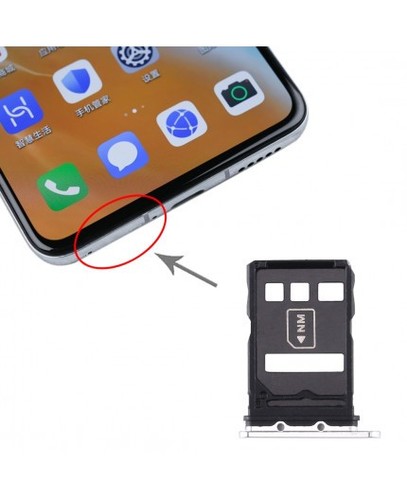 Vassoio SIM + Micro SD Per Huawei P Smart 2018 - Nero - Ricambio Generico