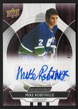 2024-25 Engrained Icons Autograph Mahogany Auto #CA-KR Mike Robitaille 07/10 !!!