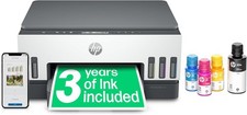 Grey White Smart Tank A4 Wireless Colour Inkjet Printer Duplex HomeUse