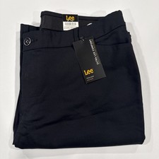 women's lee flex motion trouser pants NWT Black Size 16 Long