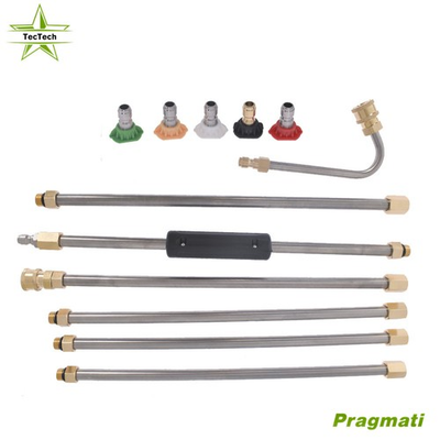 #ad #ad 4000 PSI Pressure Washer Extension Wand Replacable Washer LanceSpray Nozzle Tip $20.18