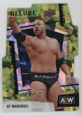 2022 Upper Deck Allure AEW Green Rainbow 21/99 QT Marshall #70 6m7