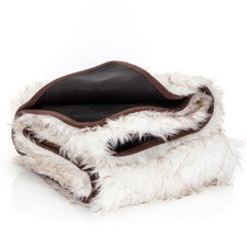Waterproof Faux Fur Dog Blanket - Waterproof Dog Blanket for Bed, Couch or Do...