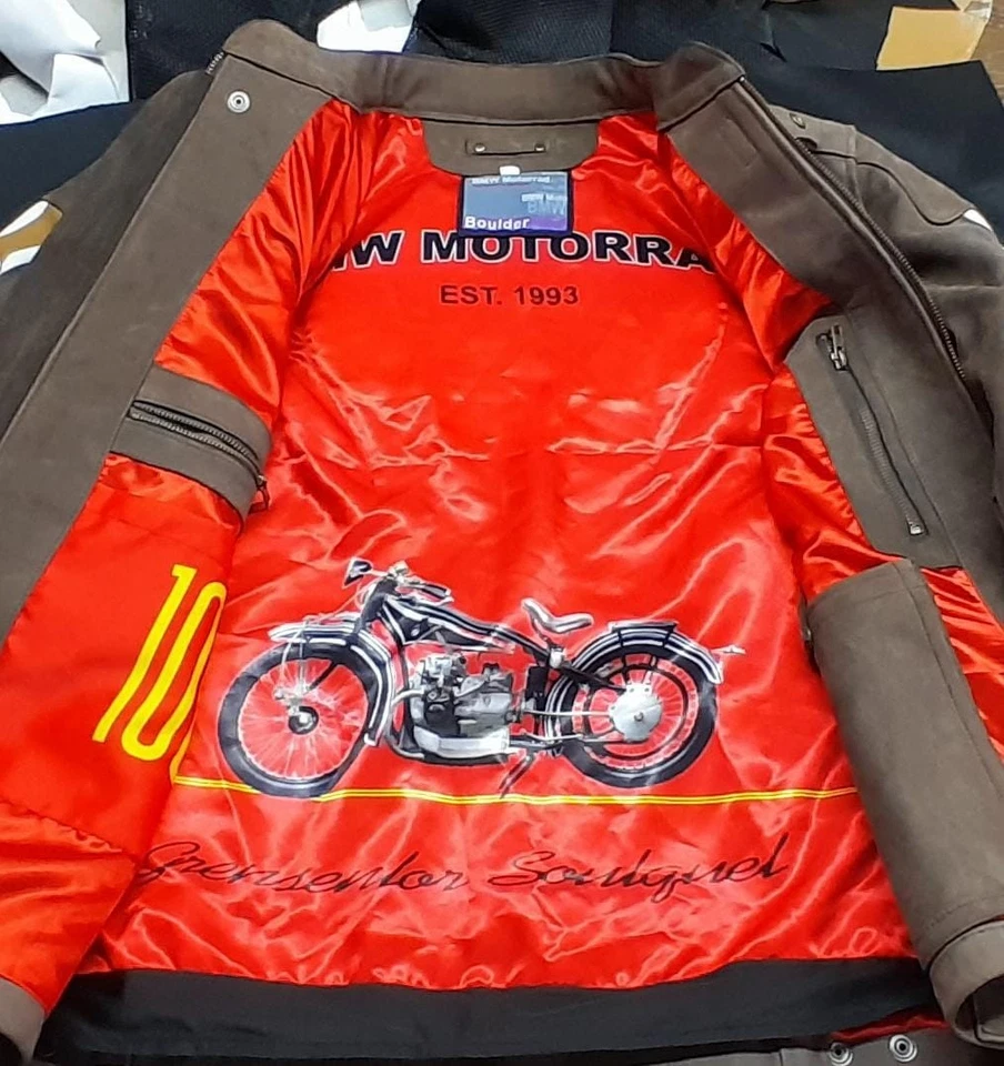 BMW Motorrad Schwabing 100 Years Anniversary Motorcycle Leather Jacket - Image 3 of 4