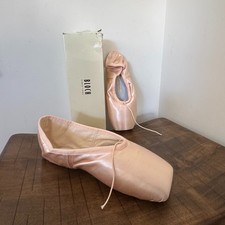 Bloch Aspiration Pointe Shoes S0105L Pink Ballet Dance Shoes Size 9 C New Box