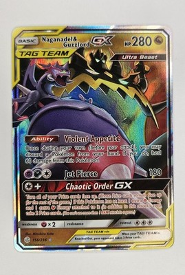Pokémon TCG Naganadel & Guzzlord GX Tag Team 158/236 Sun & Moon Cosmic Eclipse