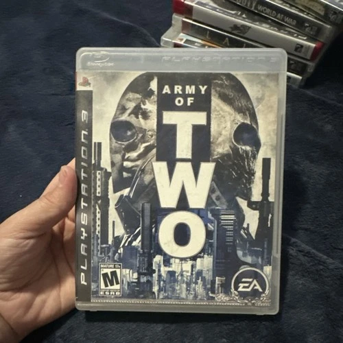 Electronic Arts Army of Two PS3 Manual Included Multiplayer Shooter NTSC-U/C M