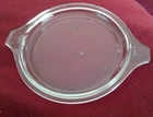 Vintage Pyrex Lid 27-470-C Cinderella Handle Casserole Lid Clear Glass USA Made