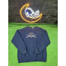 Vintage Santee Sweatshirt Mens XL Blue Fort Leboeuf Embroidered Made In USA