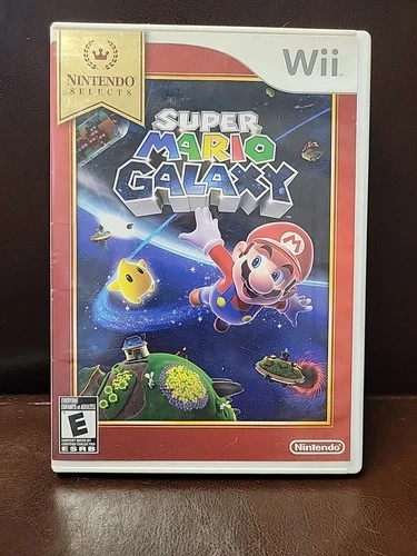 Super Mario Galaxy Nintendo Selects (Nintendo Wii, 2011) Complete In Box CIB