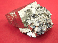 Big! Pyrite Crystal CUBE Cluster with Sphalerite NICE and Natural Peru 506gr