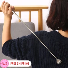 Stainless Steel Back Scratcher Extendable Telescopic Itch Relief Massager Tool