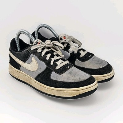 Nike Air Force 1 GS Black Sail Shoes 596728-025 Youth Size 5.5Y Basketball Dunks