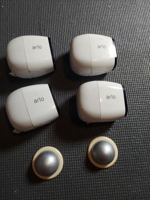 Lot Of 4 Netgear Arlo VMC4030 Wireless Security Camera... No batteries