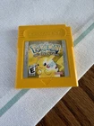 Pokemon Yellow Version Nintendo Game Boy Cartridge and Case