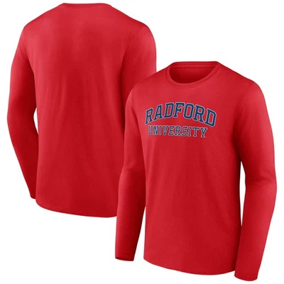 Men's Red Radford Highlanders School Name Long Sleeve T-Shirt - Image 1 of 3
