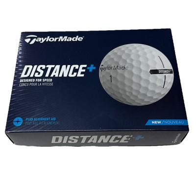 TaylorMade Distance+ Golf Balls Dozen with Sapporo Premium Beer Logo White New