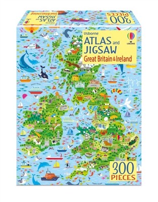 Atlas & Jigsaw Great Britain & Ireland by Sam Smith PAPERBACK 9781805318927