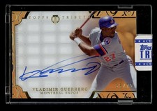 2015 Topps Tribute Vladimir Guerrero On Card Autograph Auto Orange SP /75 Sealed