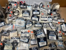 Huge Marine Parts Lot OEM Assy Seals Thermostat Rings Sets Connect Etc | D38