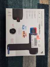 Sharper Image - Powerboost Pro Hot and Cold Percussion Massager - Black