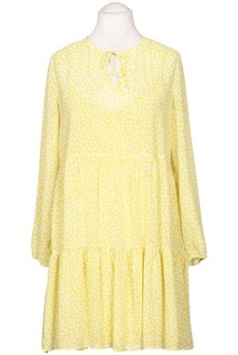 Comma Kleid Damen Dress Damenkleid Gr. M Gelb #ggfwlm4