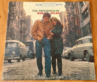 The Freewheelin  Bob Dylan Folk Rock Vinyl LP Record Columbia Stereo 360 CS 8786
