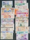 25 Different WORLD BANKNOTES Banknotes All World - From 25 Different Countries