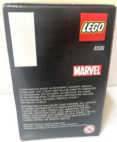 Lego Brick Headz Marvel IRON MAN 6 Building Toy 41590 BrickHeadz Box Manual 