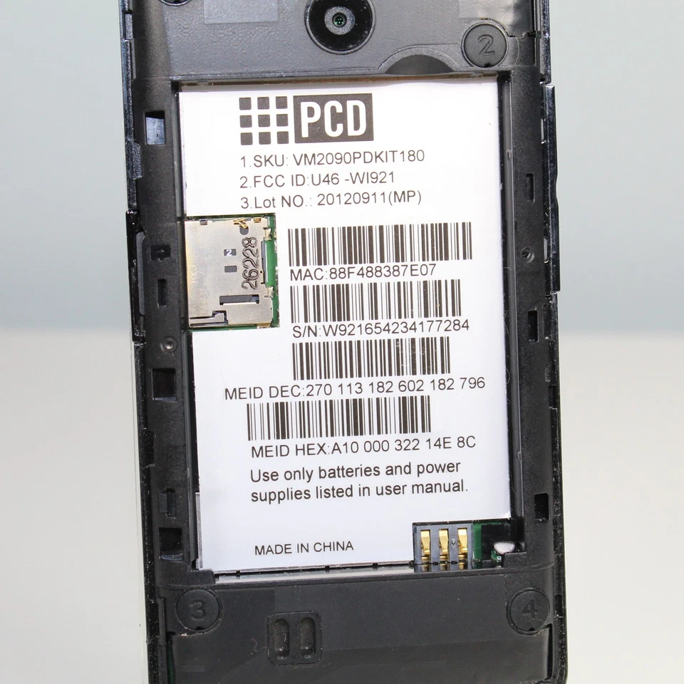 Kids Sensory Phone PCD Chase Virgin Mobile 3G ADR2090 Black 2GB - Image 4 of 4