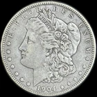1904-P $1 Morgan Dollar - Raw XF - See Pictures