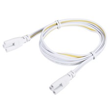 2 Pack 100CM T5 T8 LED Tube Connector Cable Female to Female Extension Cord