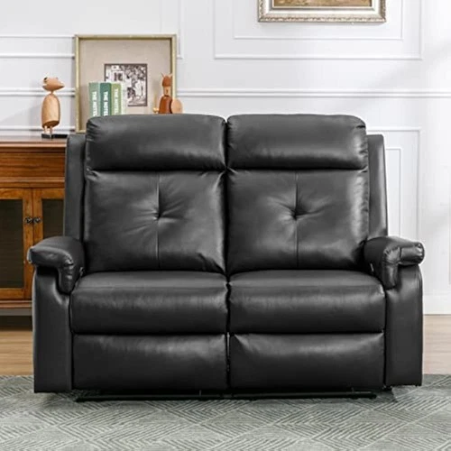 RV Loveseat Recliner | Double Recliner RV Theater Seats with Heat and 