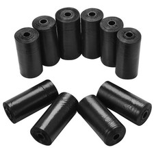 Mini Trash Bags 10 Rolls (200 Counts) - 0.5 Gallon/2 Liter Leak-Proof Bags fo...