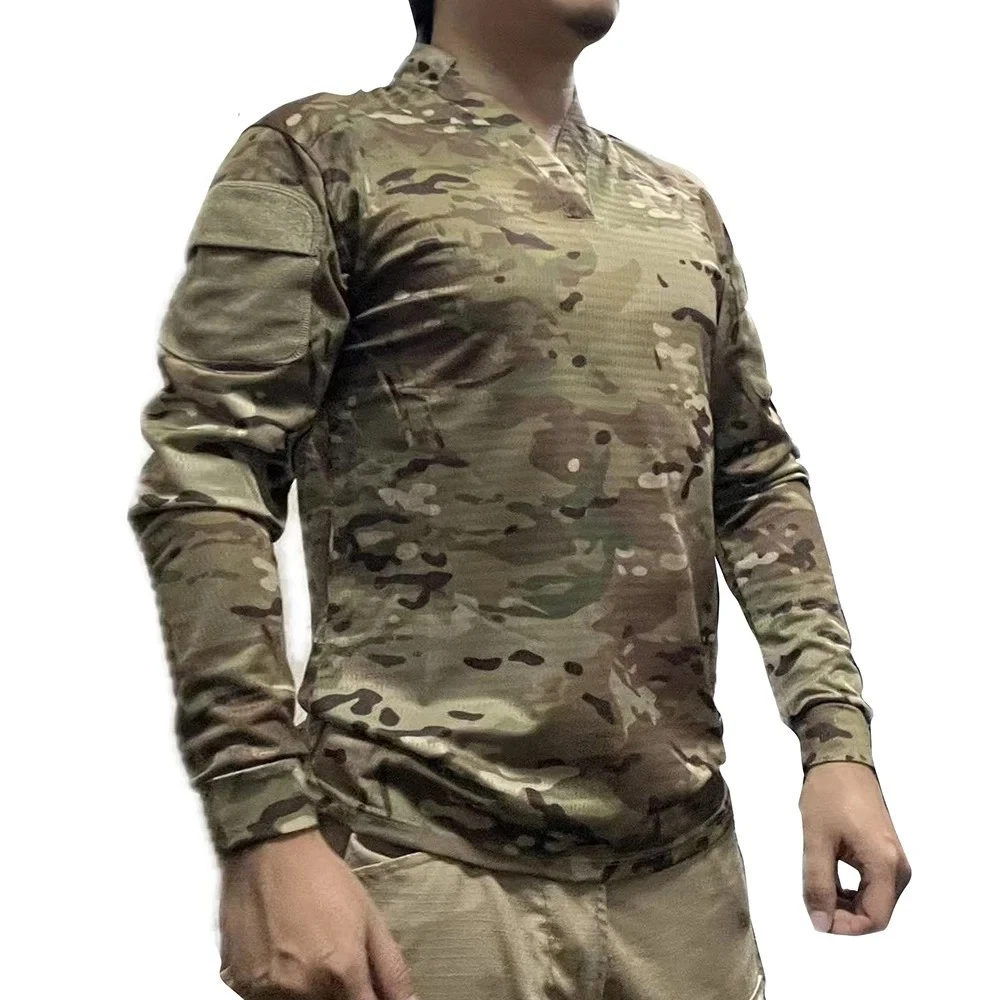 Combat Shirt Quick Dry US Army Long Sleeve T-Shirt Tactical CS Paintball Gaming