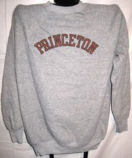 1980 Princeton University Vintage Sweatshirt Artex Gray Raglan Ivy League