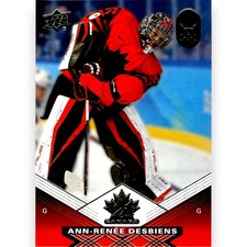 2025-26 UPPER DECK TIM HORTONS TEAM CANADA #91 ANN-RENEE DESBIENS NM/MINT
