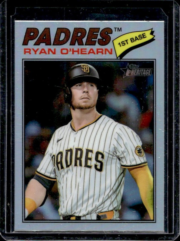 2026 Topps Heritage Ryan O'Hearn Chrome Refractor #215 Padres