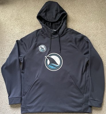 San Jose Sharks Team Issued Hoodie - Marc Edouard Vlasic Nike XL Cali Fin Black