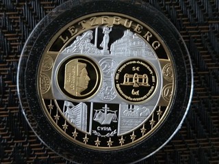 Luxembourg COMMEMORATIVE 5 EURO Silver Medal
