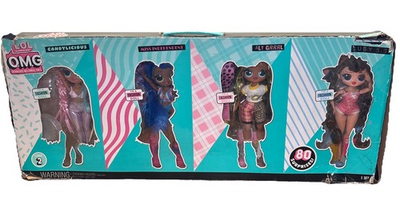#ad LOL Surprise OMG 4 Pack Fashion Doll Set with 80 Surprises L.O.L. New Open Box $54.99