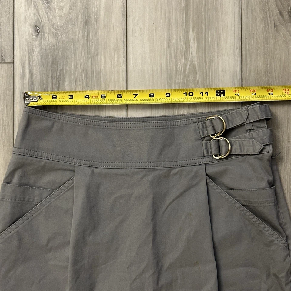 Minifalda Marc by Marc Jacobs gris plisada con hebilla talla 4 Foto 2 de 4