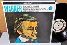 WAGNER SYMPHONY C MAJOR POLONIA OVERTURE LEIPZIG ORCH. PFLUGER GUHL URANIA LP NM