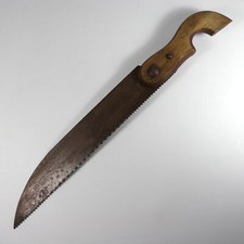 ANTICA SEGA SEGHETTO A MANO MANUALE ATTREZZO DA FALEGNAME LEGNO FERRO VINTAGE