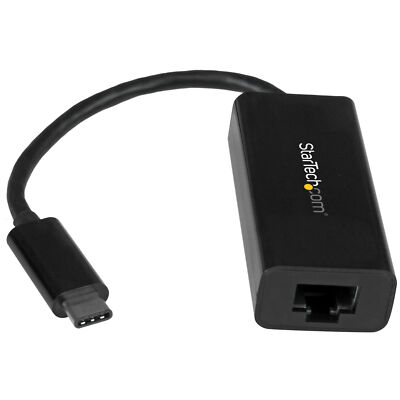 StarTech.com   USB-C to Gigabit Ethernet Adapter - Black 