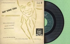 NAT KING COLE / 10th Anniversary / CAPITOL EAP1-514 Pressing France 1955 EP EX