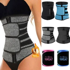 USA Waist Trainer Tummy Trimmer Sauna Sweat Belt Body Shaper Men Women Shapewear