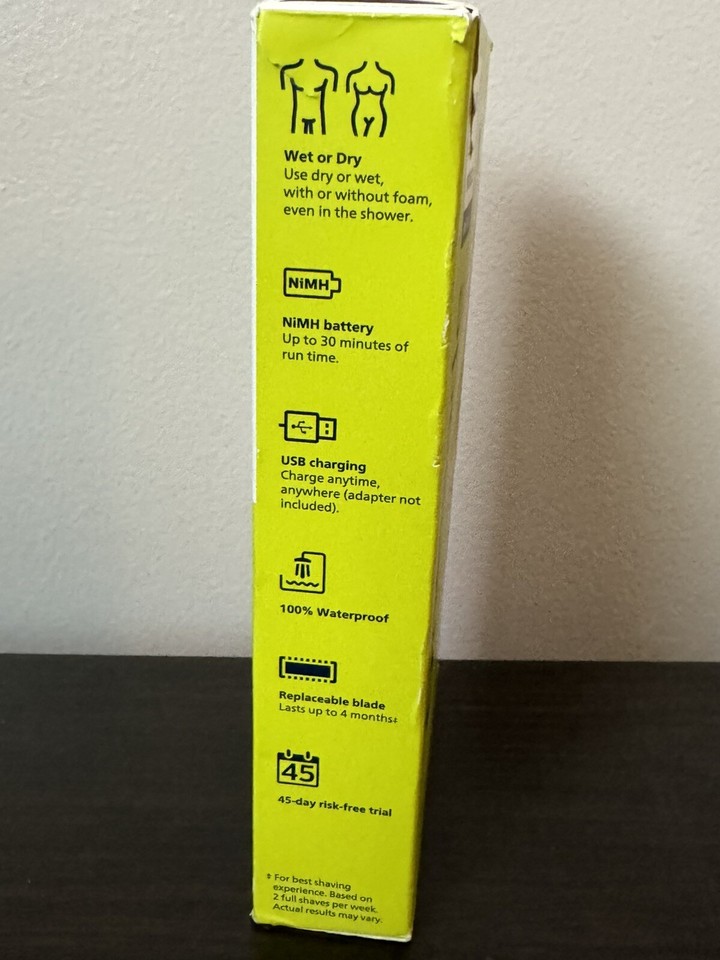 Philips Norelco OneBlade Intimate Electric Rechargeable Pubic Groomer